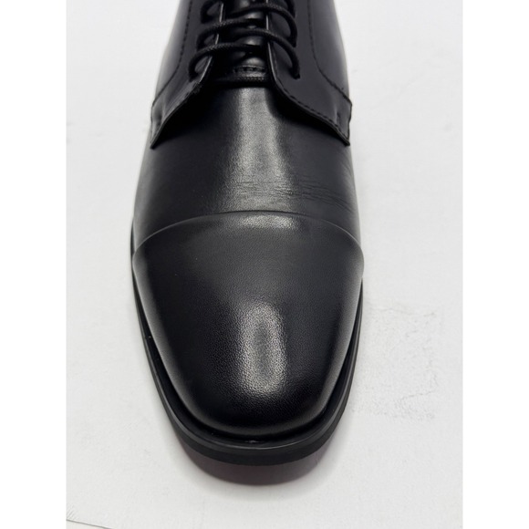 Alfani Men\'s Jovann Genuine Leather Lace Up Dress Shoes Black Size 7.5M NWT/BOX